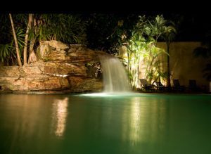 Mansao Alto Padrao Braganca - cascata da piscina