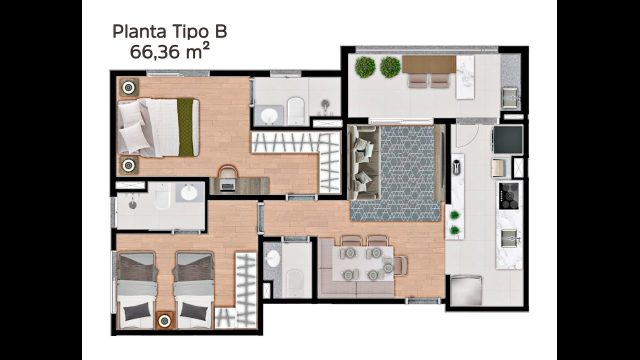 Colinas do Lago, apartamentos na zona sul de Bragança