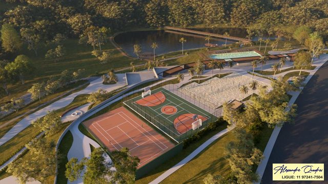 Quadras e área de Lazer do Imperial Bragança Imperial Braganca